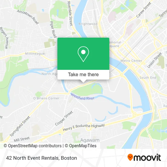 42 North Event Rentals map