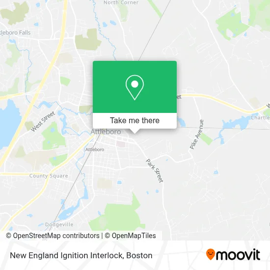 New England Ignition Interlock map