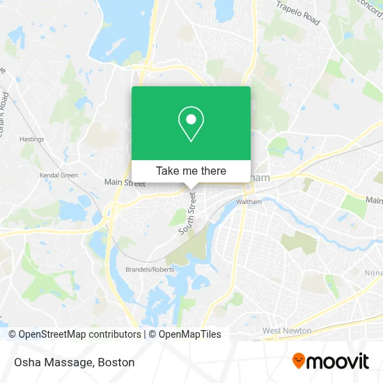 Osha Massage map