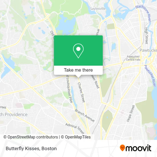 Butterfly Kisses map