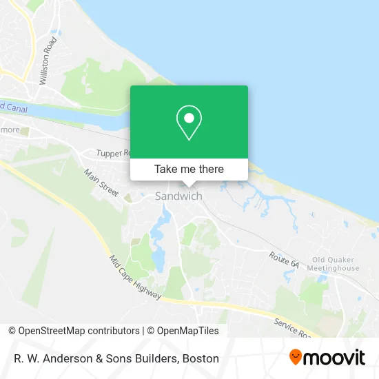 R. W. Anderson & Sons Builders map
