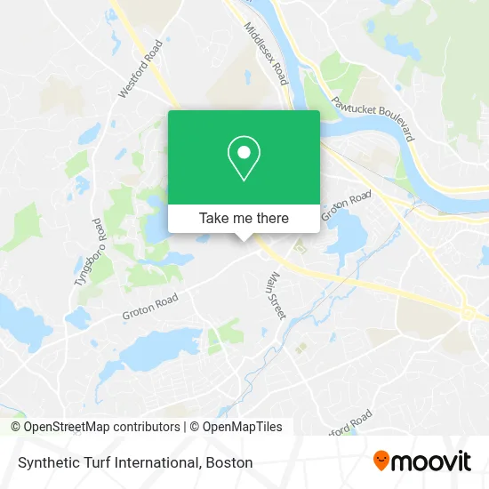 Synthetic Turf International map
