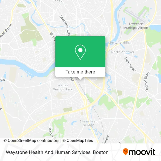 Waystone Health And Human Services map