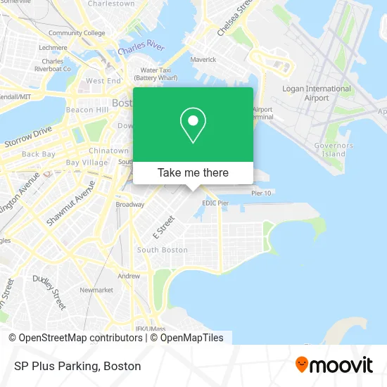 SP Plus Parking map