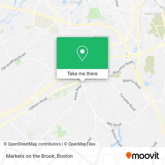 Markets on the Brook map
