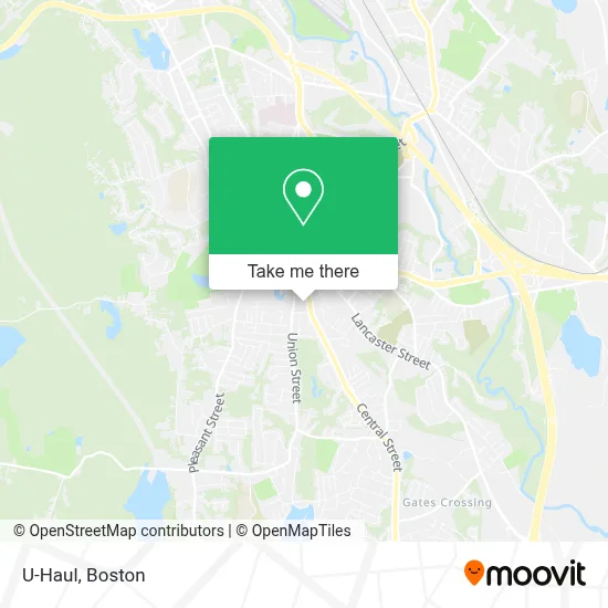 U-Haul map