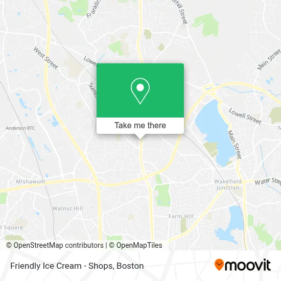 Friendly Ice Cream - Shops map