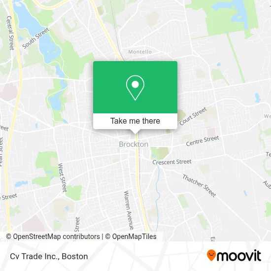 Cv Trade Inc. map