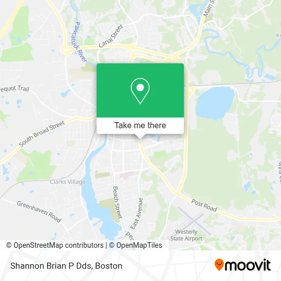 Shannon Brian P Dds map