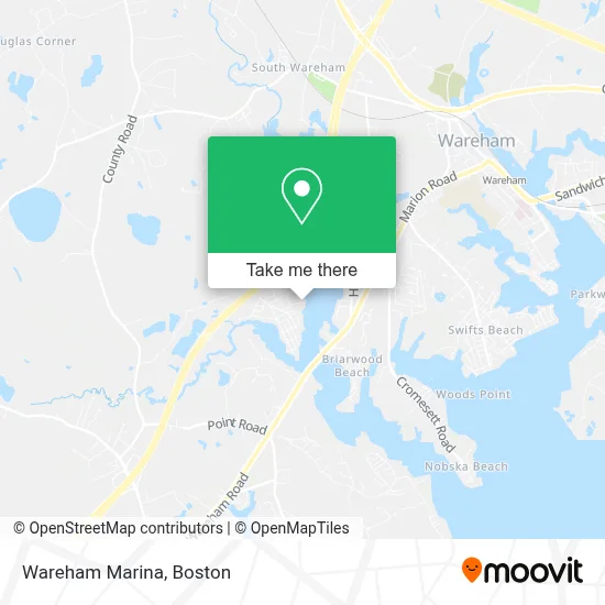 Wareham Marina map