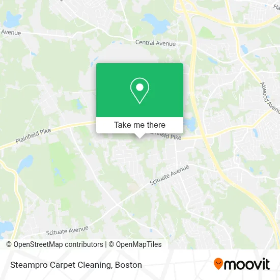 Steampro Carpet Cleaning map