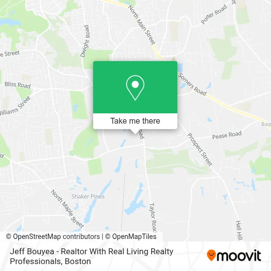 Jeff Bouyea - Realtor With Real Living Realty Professionals map