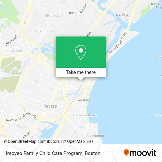Ireoyeo Family Child Care Program map