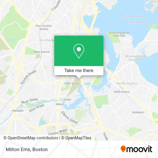 Milton Ems map