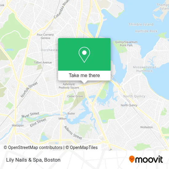 Lily Nails & Spa map