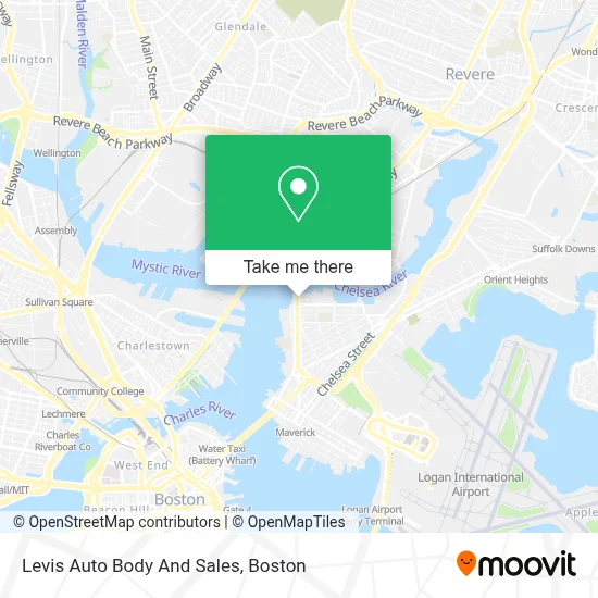 Levis Auto Body And Sales map