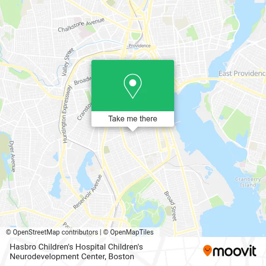 Hasbro Children's Hospital Children's Neurodevelopment Center map