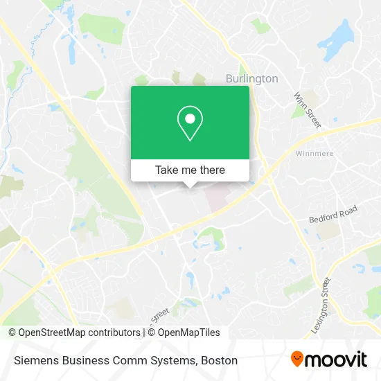 Siemens Business Comm Systems map