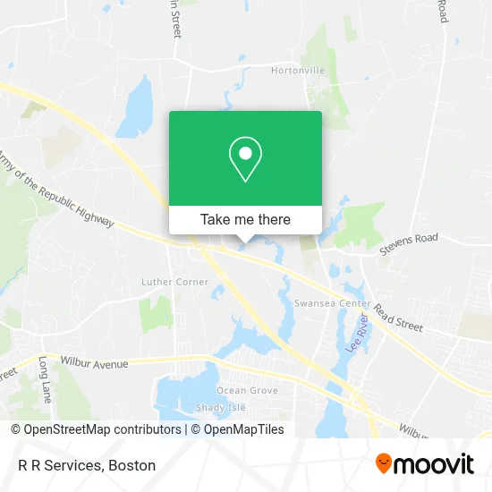R R Services map
