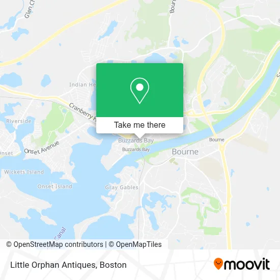 Little Orphan Antiques map
