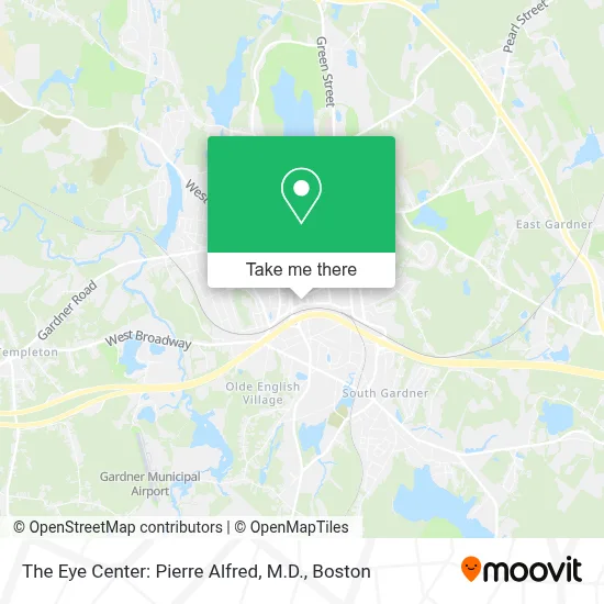 The Eye Center: Pierre Alfred, M.D. map