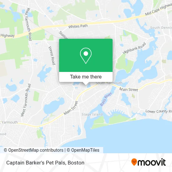 Captain Barker's Pet Pals map