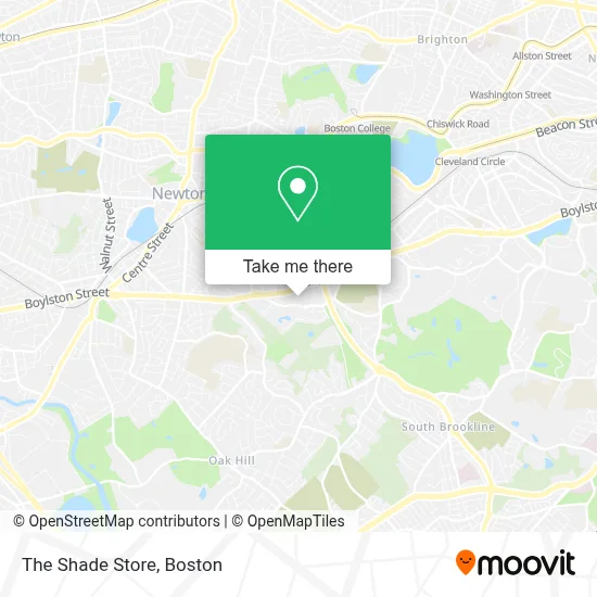 The Shade Store map