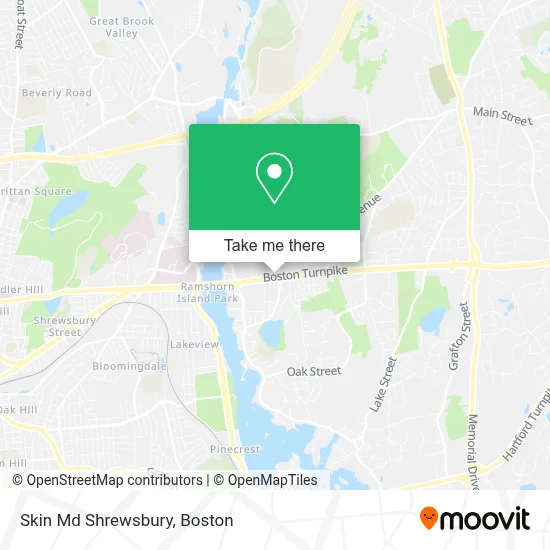 Skin Md Shrewsbury map