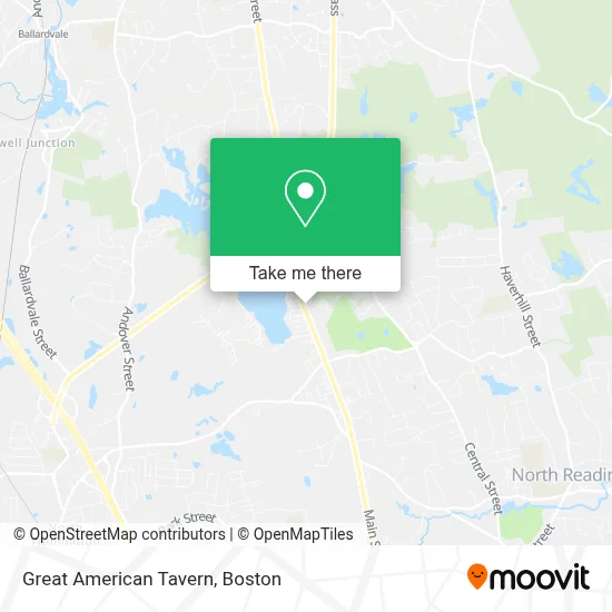 Great American Tavern map