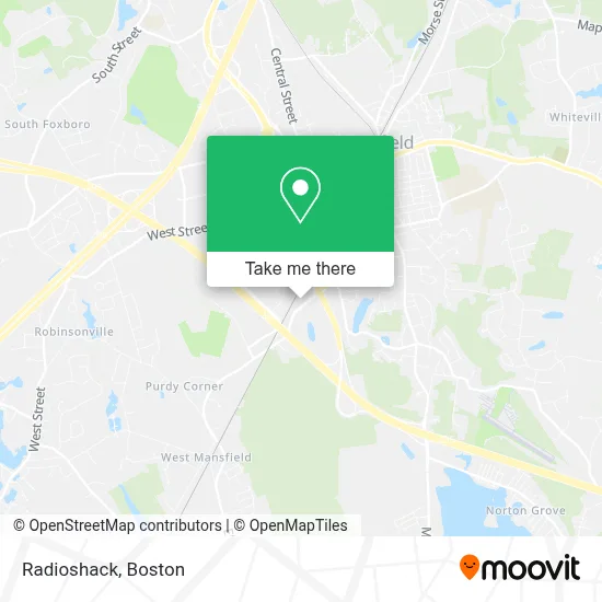 Radioshack map