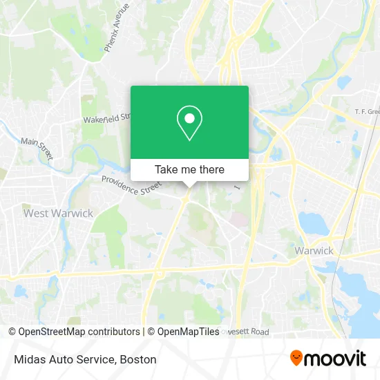 Midas Auto Service map