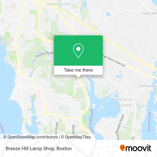 Breeze Hill Lamp Shop map