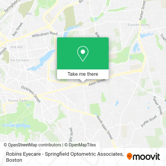 Robins Eyecare - Springfield Optometric Associates map