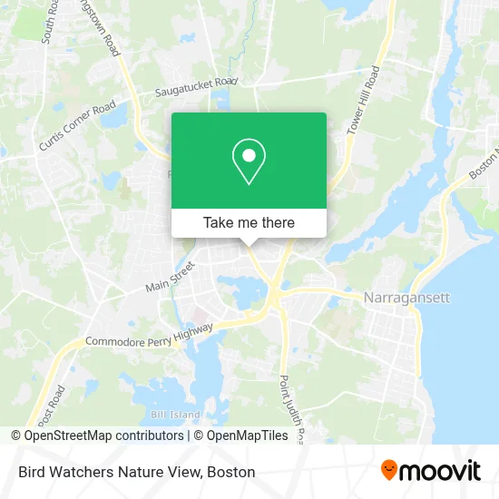Bird Watchers Nature View map
