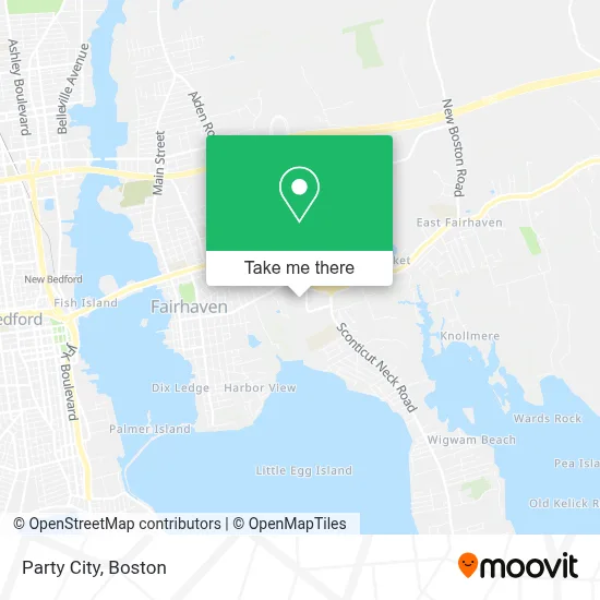 Party City map