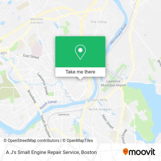A J's Small Engine Repair Service map