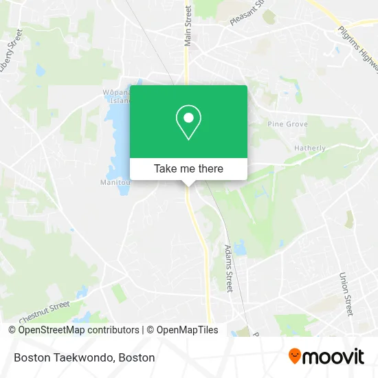 Boston Taekwondo map