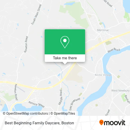 Best Beginning Family Daycare map