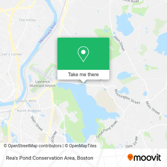 Rea's Pond Conservation Area map