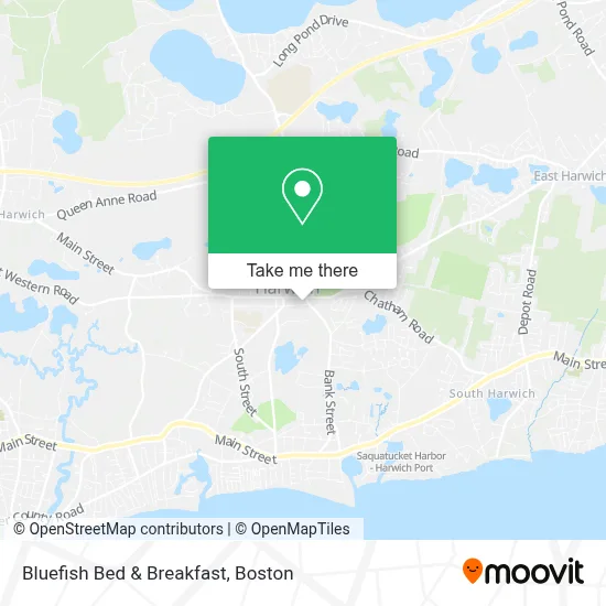 Bluefish Bed & Breakfast map