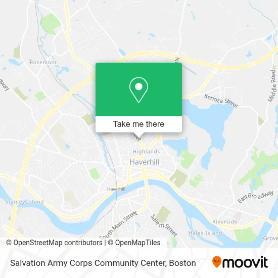 Salvation Army Corps Community Center map