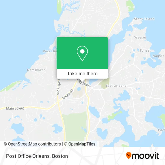 Post Office-Orleans map