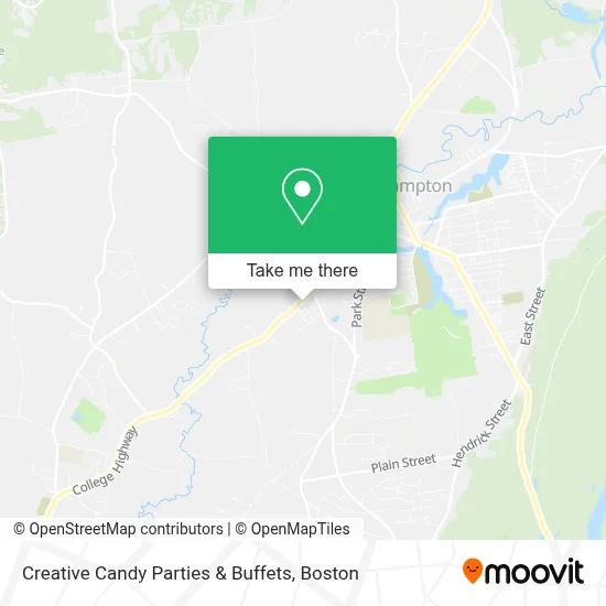 Creative Candy Parties & Buffets map