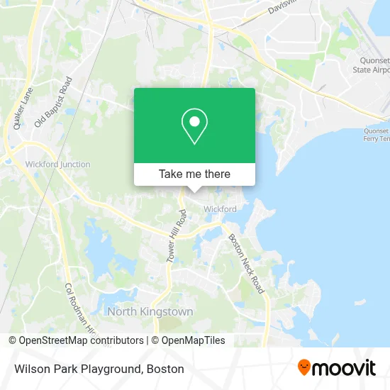 Wilson Park Playground map