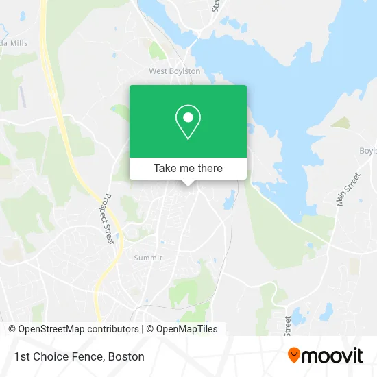 1st Choice Fence map