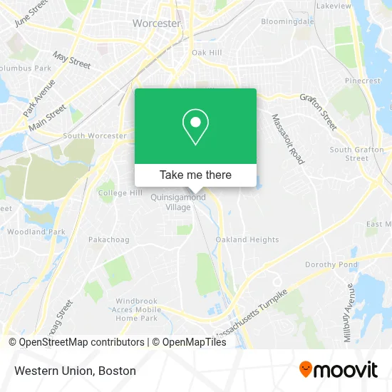 Western Union map