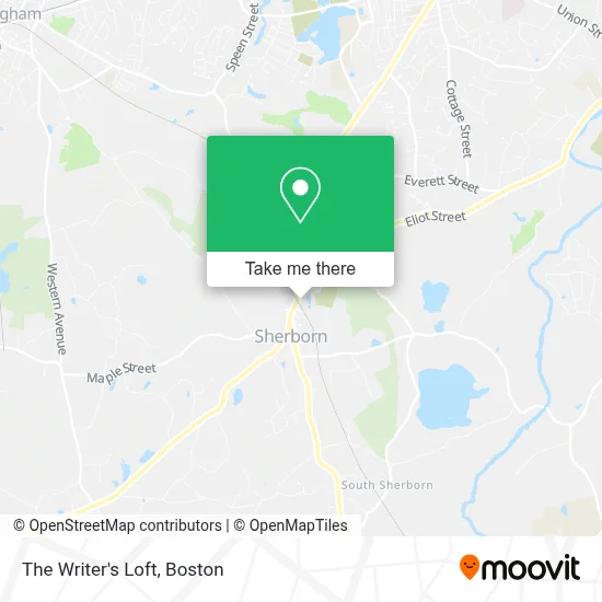 The Writer's Loft map
