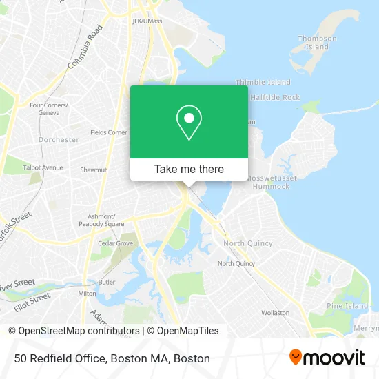 50 Redfield Office, Boston MA map
