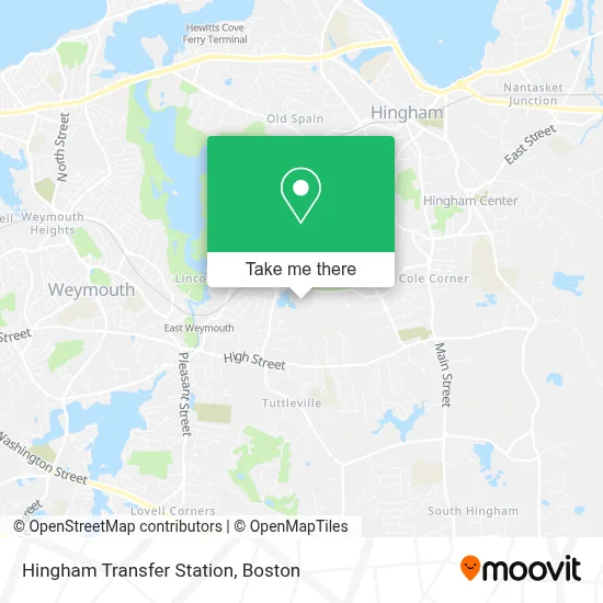 Hingham Transfer Station map