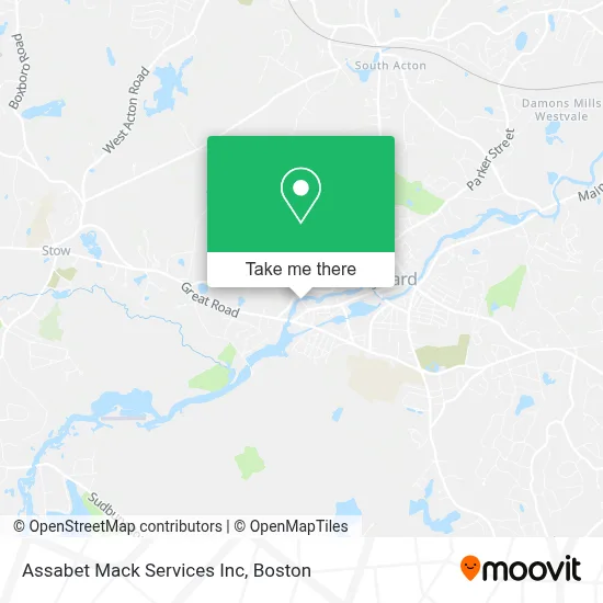 Assabet Mack Services Inc map